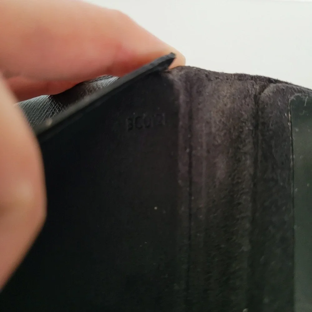 Louis Vuitton Monogram Eclipse iPhone X XS Folio Case Black Grey M63446 BC0121